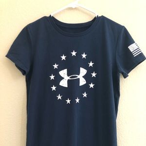 Under Armour women’s tee shirt navy size XS
